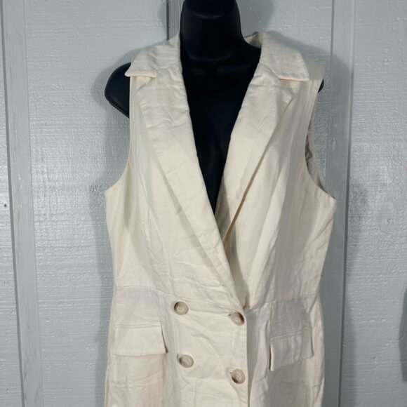 STEVE MADDENParis Double Breasted Blazer Sleeveless Romper Size XL NWT - Picture 5 of 9